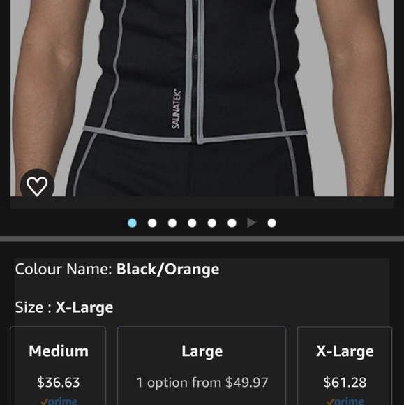 NWOT SaunaFX by Saunatek Men's XXL Neoprene Sauna Vest - Picture 6 of 9